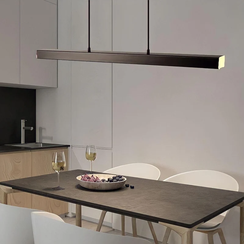 Lumera Modern LED Pendant Light for Dining Tables Aluminum by Euroselle