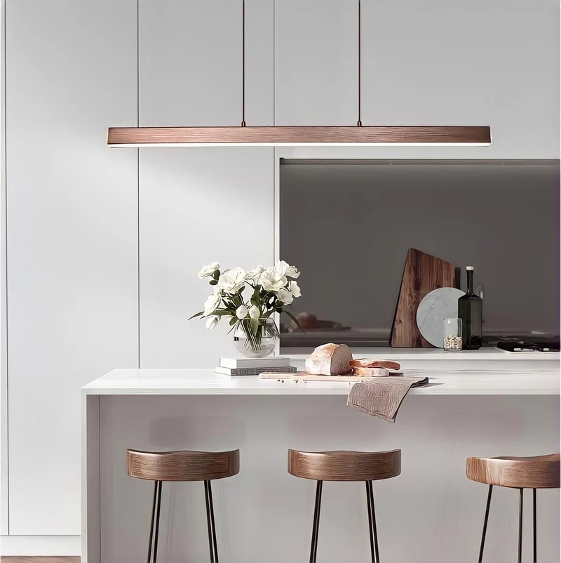 Lumera Modern LED Pendant Light for Dining Tables Aluminum by Euroselle