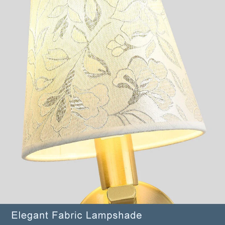 LichtBloeier By Euroselle Modern Fabric Dome Wall Lamp With One Light Arm