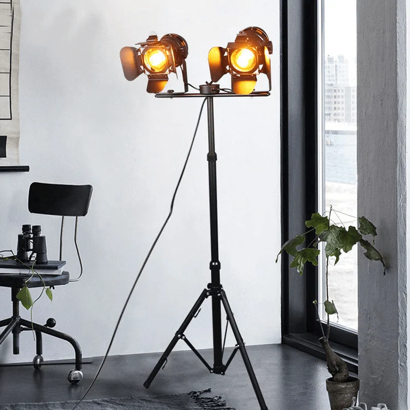 Euroselle Reflector Floor Lamp In Industrial Style