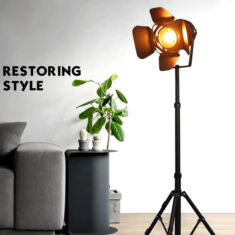 Euroselle Reflector Floor Lamp In Industrial Style