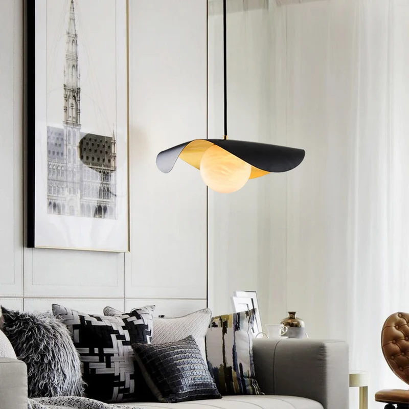 Euroselle Spanish Marble Hanging Lamp for Living Rooms and Dining Areas