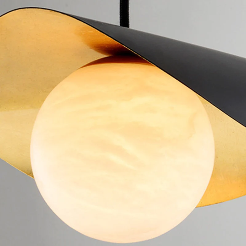Euroselle Spanish Marble Hanging Lamp for Living Rooms and Dining Areas