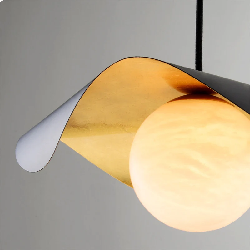 Euroselle Spanish Marble Hanging Lamp for Living Rooms and Dining Areas