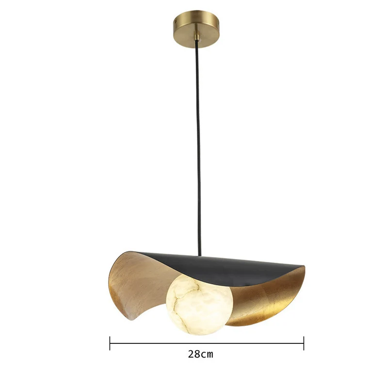 Euroselle Spanish Marble Hanging Lamp for Living Rooms and Dining Areas