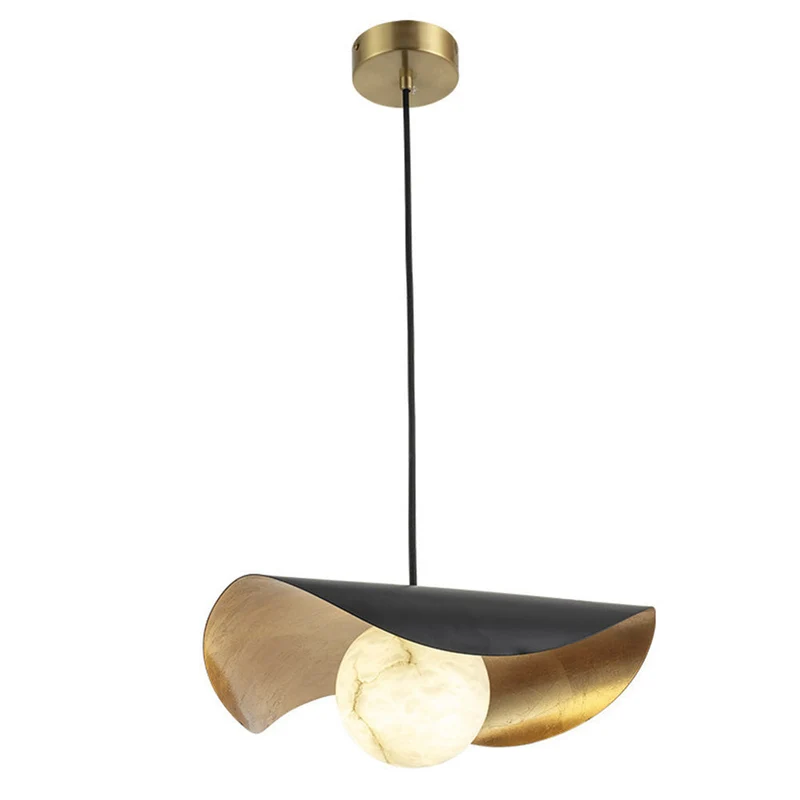 Euroselle Spanish Marble Hanging Lamp for Living Rooms and Dining Areas