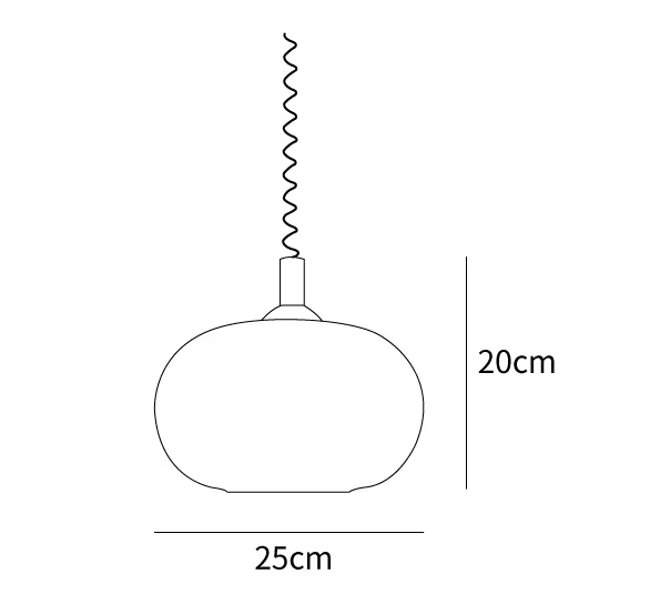 Novelle Macaron Spring Pendant Light From Euroselle