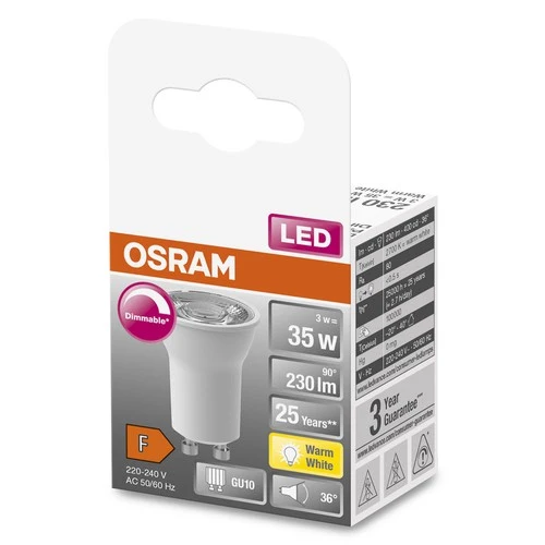 OSRAM SPOT PAR11 35 LED-Reflektorlampe, 3W, 230lm , Warmweiß
