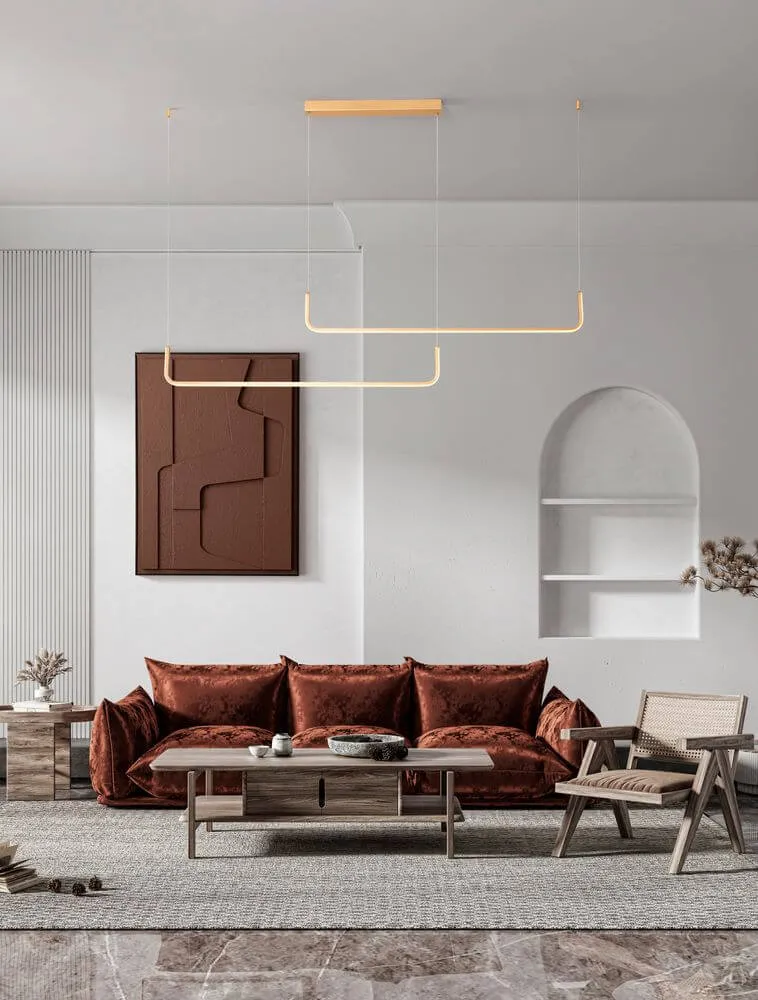 Strita LED Pendelleuchte 150cm 2-flammig 3000K