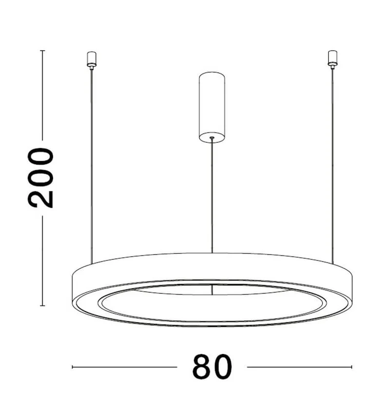 Sting LED Pendelleuchte Ø 80cm 3000K