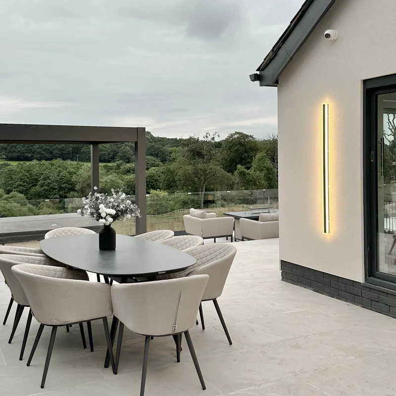 Vrimlo Outdoor LED Wall Lamp Aluminum Exterior Light Euroselle