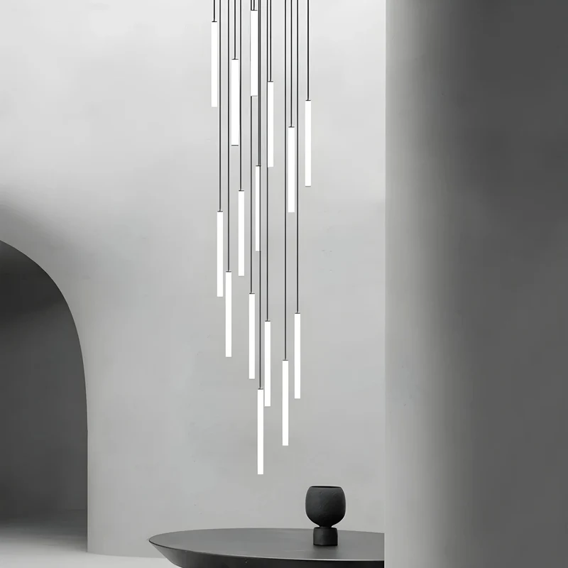 Lysandre Elegant Spiral Pendant Light For Grand Staircases By Euroselle