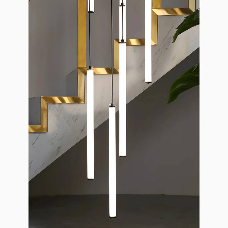Lysandre Elegant Spiral Pendant Light For Grand Staircases By Euroselle