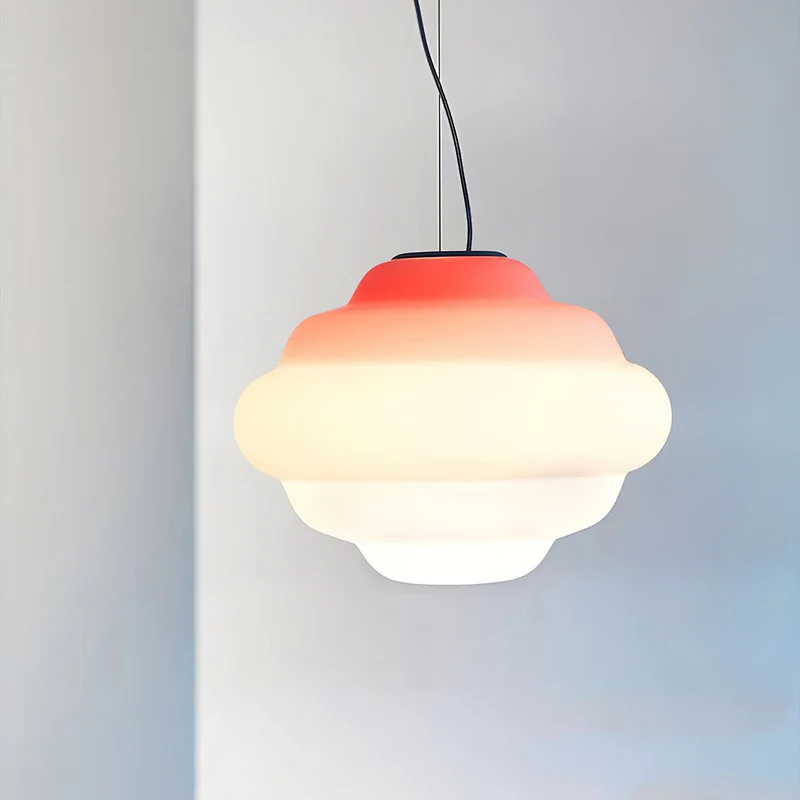 Aurielle Cloud Gradient Matte Glass Pendant Light Series Euroselle