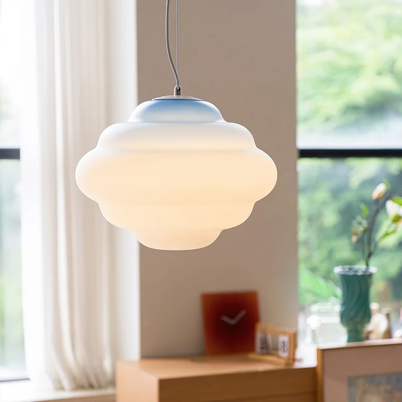 Aurielle Cloud Gradient Matte Glass Pendant Light Series Euroselle