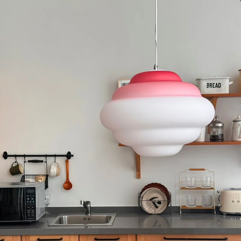 Aurielle Cloud Gradient Matte Glass Pendant Light Series Euroselle