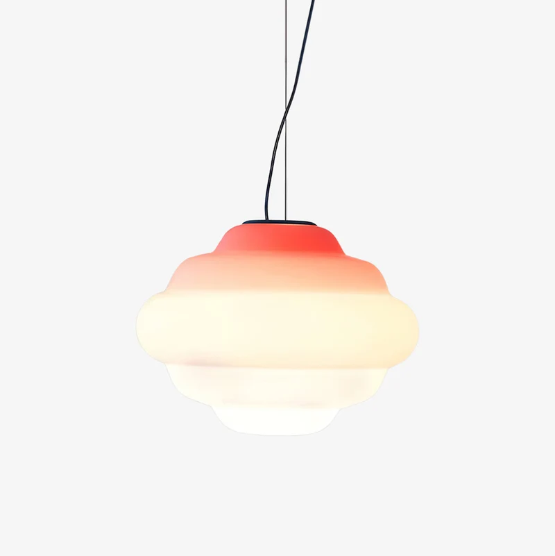 Aurielle Cloud Gradient Matte Glass Pendant Light Series Euroselle