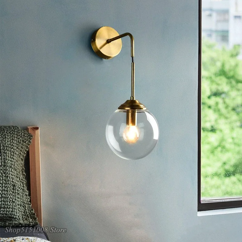 ClearVue Nordic Glass Wall Lamps For Modern Home Lighting