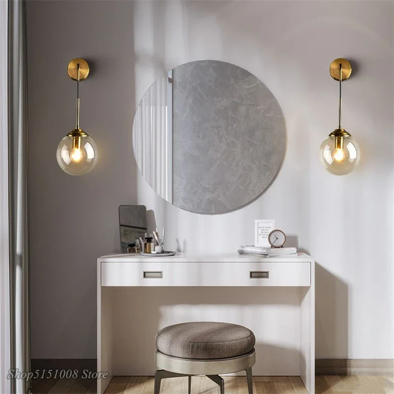 ClearVue Nordic Glass Wall Lamps For Modern Home Lighting