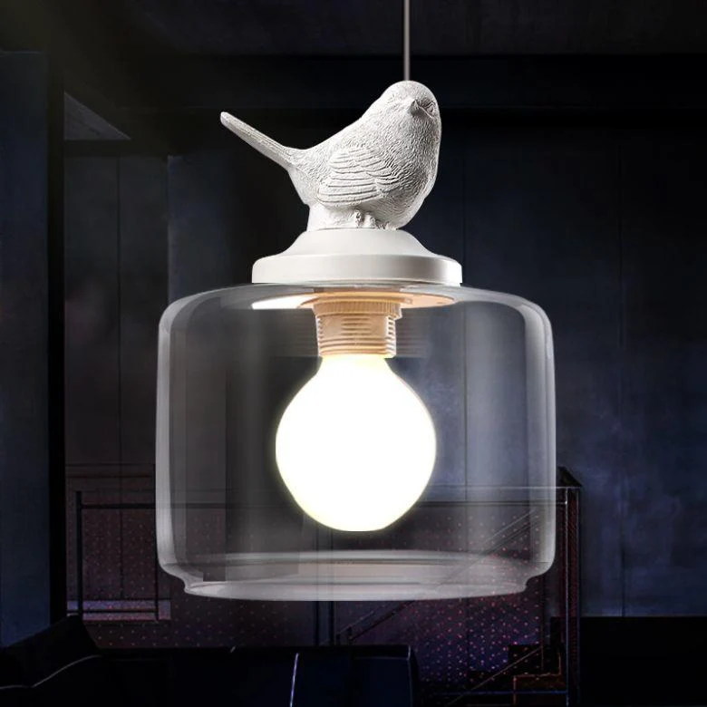 Aviella Bird Pendant Light From Euroselle With Warm Glow