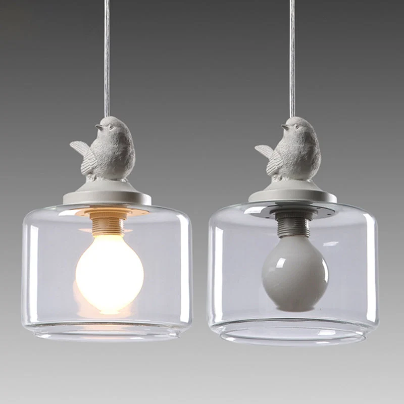 Aviella Bird Pendant Light From Euroselle With Warm Glow