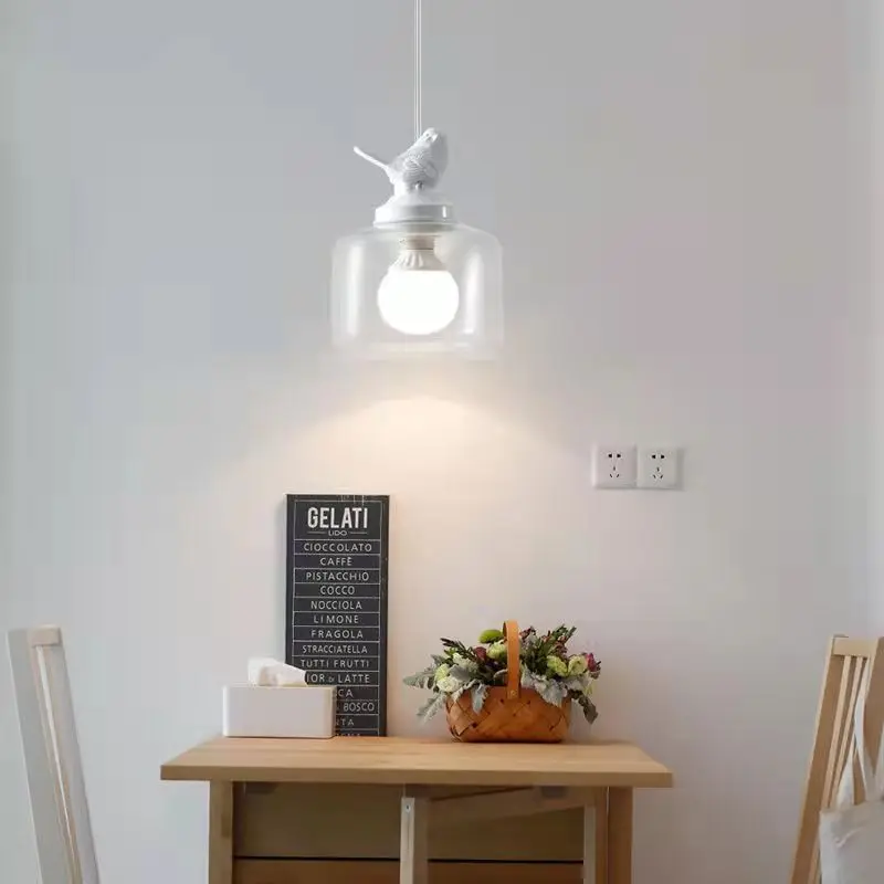 Aviella Bird Pendant Light From Euroselle With Warm Glow
