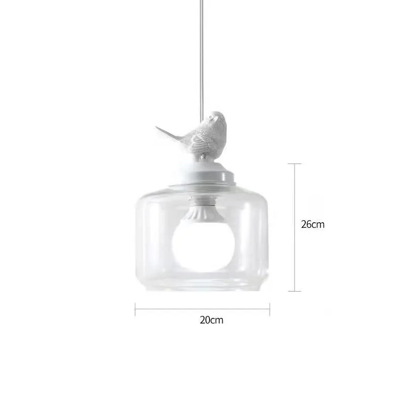 Aviella Bird Pendant Light From Euroselle With Warm Glow
