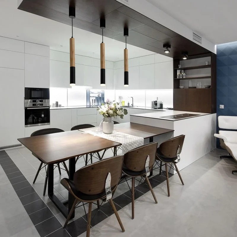 Euroselle Wood LED Pendant Light For Ceiling And Living Rooms