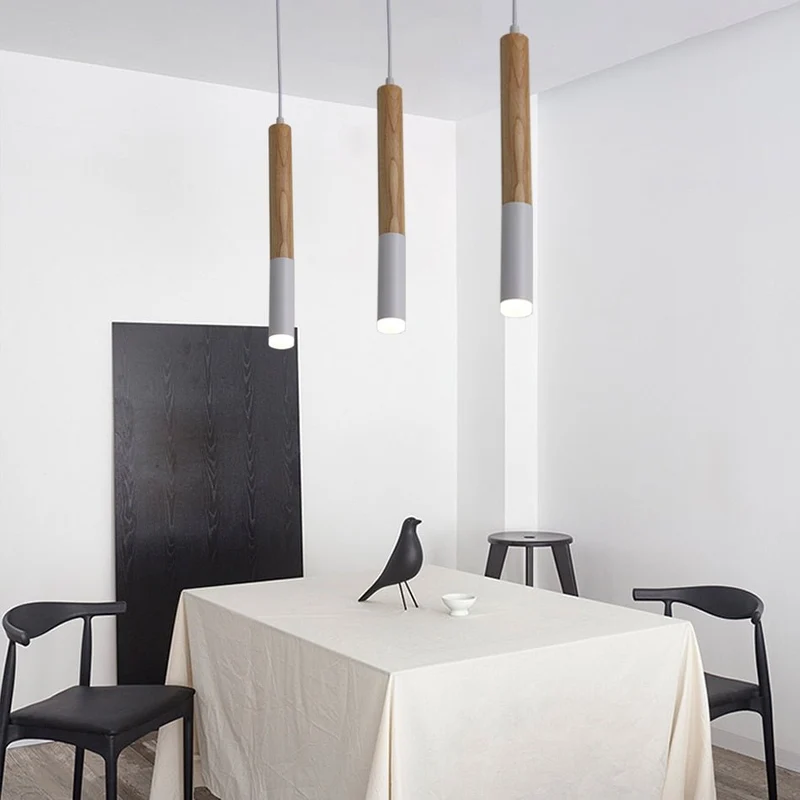 Euroselle Wood LED Pendant Light For Ceiling And Living Rooms
