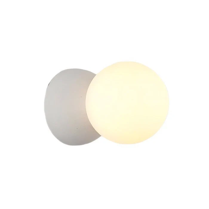 Orillo Pendant Light Geometric Cement Volcanic Stone Opal Glass Euroselle