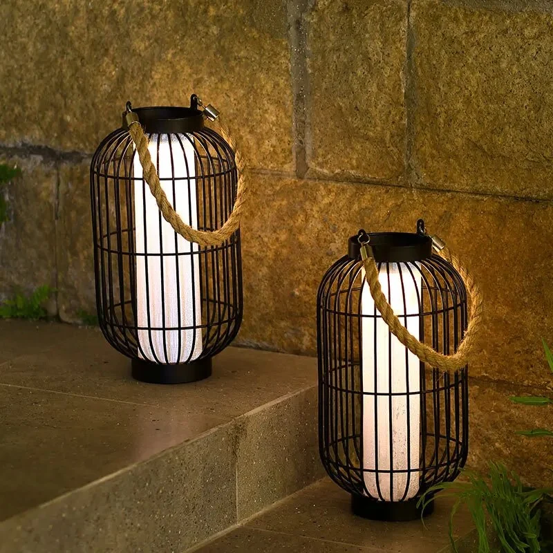 Emulanceglo Solar Powered LED Lamp For Outdoor Courtyard Euroselle