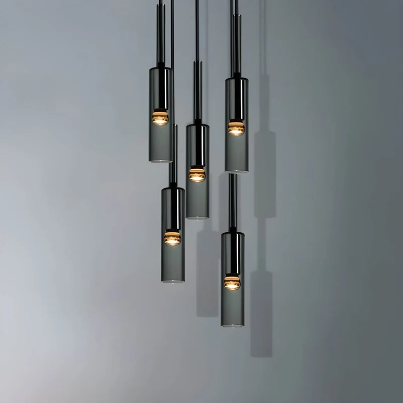 Euroselle Marquea Nordic Glass Pendant Light With Integrated LED