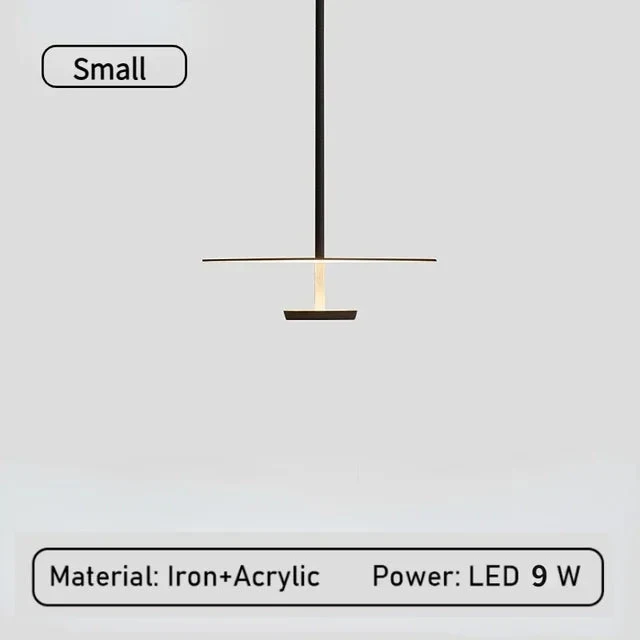 Aureon Minimalist Floating Ring Pendant Lamp for Home by Euroselle
