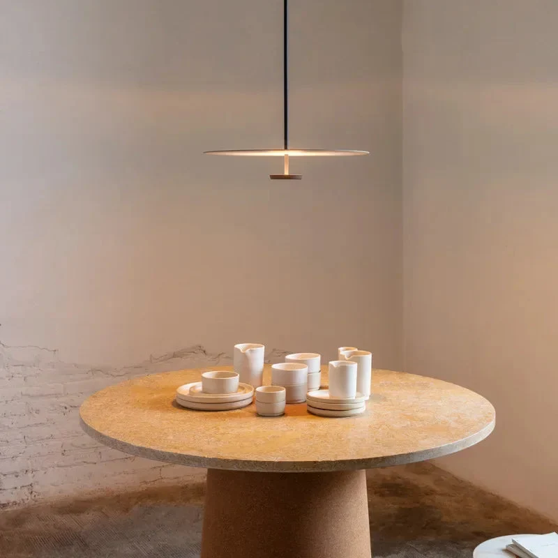 Aureon Minimalist Floating Ring Pendant Lamp for Home by Euroselle