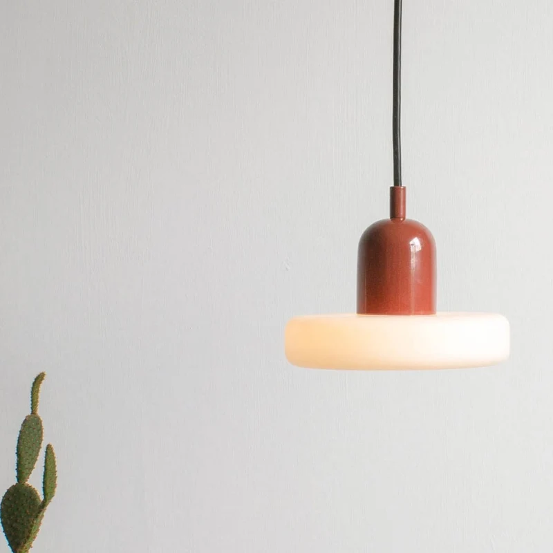 Nordell Scandinavian Metal And Glass Pendant Lamp Modern Euroselle