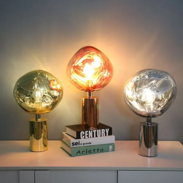 Melt Table Lamp Euroselle Modern Melting Design With Ambient Light