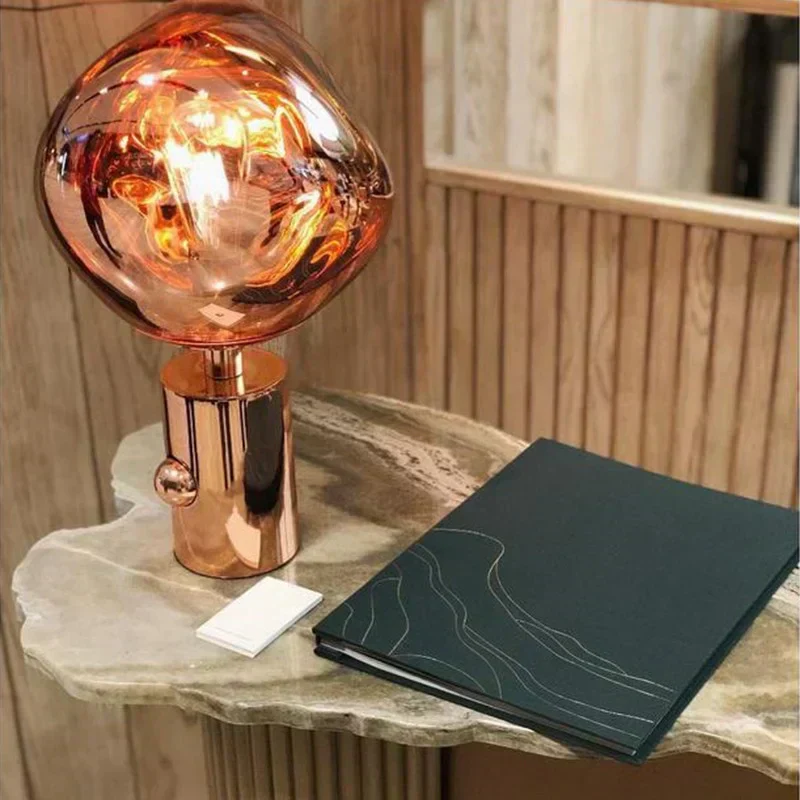 Melt Table Lamp Euroselle Modern Melting Design With Ambient Light