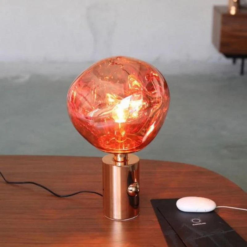 Melt Table Lamp Euroselle Modern Melting Design With Ambient Light
