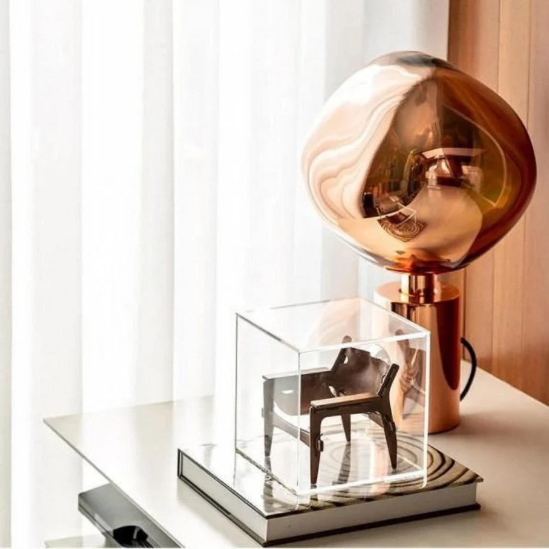 Melt Table Lamp Euroselle Modern Melting Design With Ambient Light