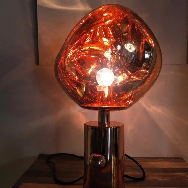Melt Table Lamp Euroselle Modern Melting Design With Ambient Light