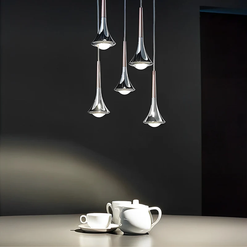 Solvane Nordic Drop Pendant Light, Metal, Warm 3000K, IP40 Euroselle
