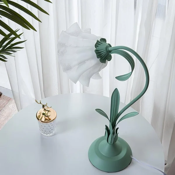 Euroselle Vintage Flower Table Lamp With Adjustable Arm