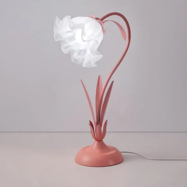 Euroselle Vintage Flower Table Lamp With Adjustable Arm