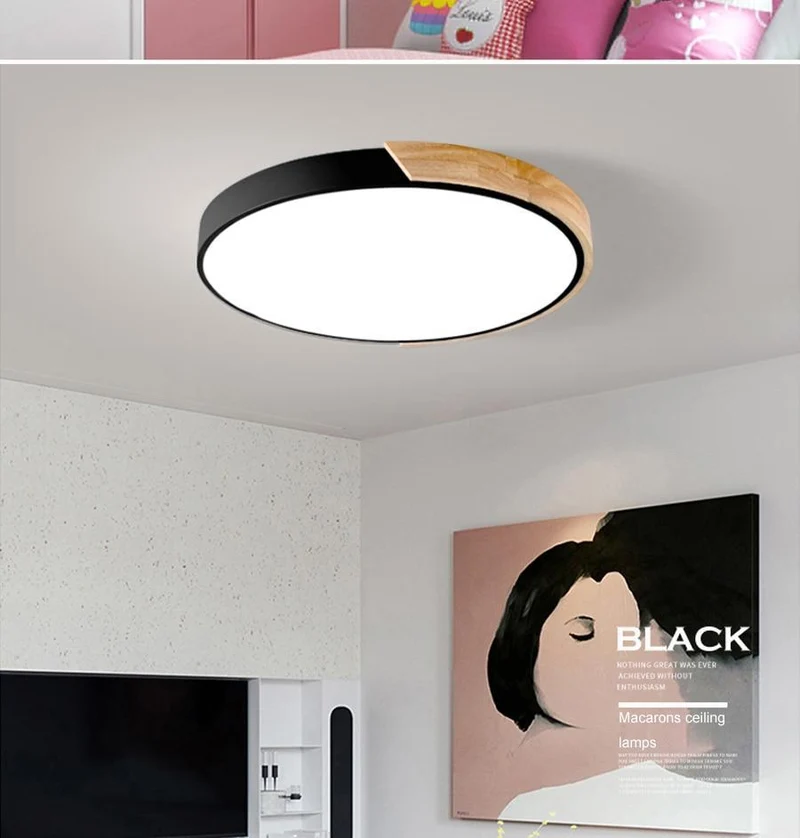 Euroselle Ultra-Thin LED Ceiling Light Lamp With Slim Profile