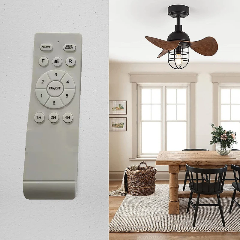 Euroselle Cute Contemporary Dark Walnut Ceiling Fans With Integrated Lighting
