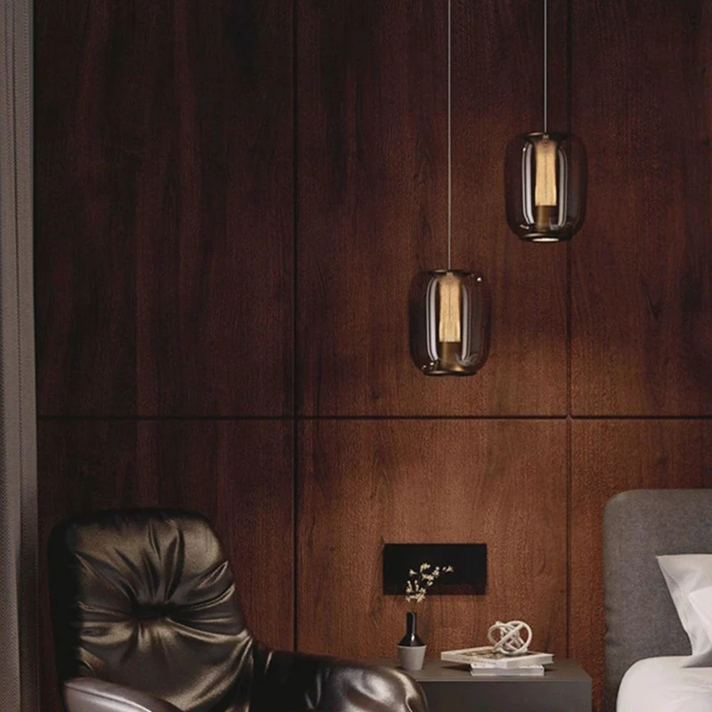 Rowan Glass Pendant Lights From Euroselle For Modern Home Interiors
