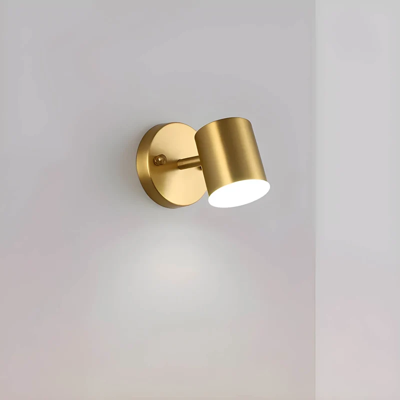 Euroselle Nordic Copper LED Wall Lamps for Modern Minimalist Interiors