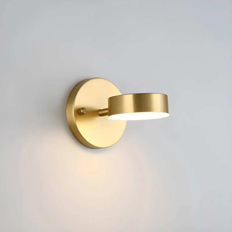 Euroselle Nordic Copper LED Wall Lamps for Modern Minimalist Interiors