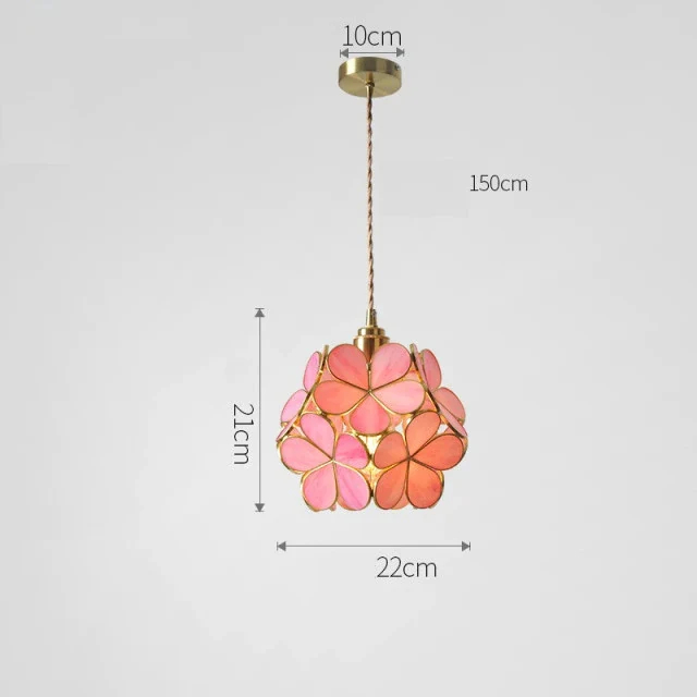 Petale Glass Pendant Light By Lirene Vintage Modern Euroselle