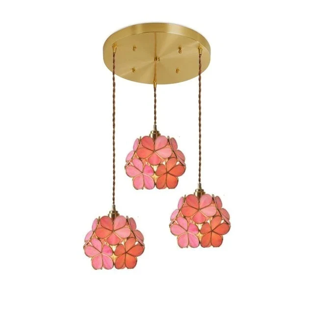 Petale Glass Pendant Light By Lirene Vintage Modern Euroselle